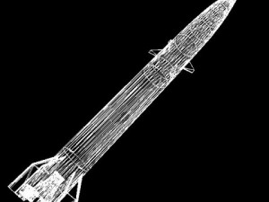 pakistan hatfiii srbm missile 3D Model