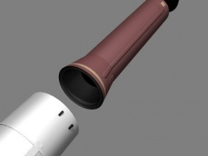 drdo agni4 irbm missile 3D-Modell