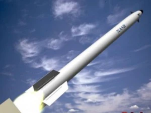 Пакистан Hatfix ракета BSRBM 3D Модель