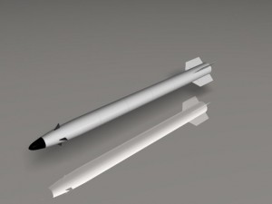 pakistan hatfix bsrbm missile Modèle 3D