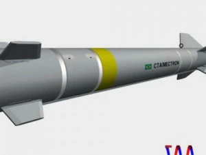 mar1 arm missile brazil 3D Model