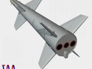 mar1 arm missile brazil 3D Model