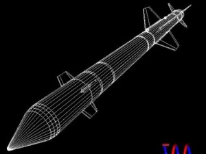 mar1 arm missile brazil 3D Model