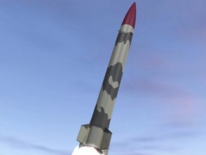 pakistan hatfii srbm missile 3D-Modell