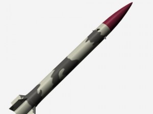 pakistan hatfii srbm missile 3D Модель