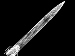 pakistan hatfii srbm missile 3D Model