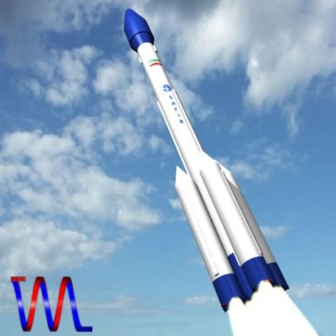 iranian safir2 block ii rocket concept 2 3D Model .c4d .max .obj .3ds .fbx .stl .blend 