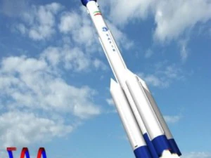 이란의 safir2 블록 ii 로켓 컨셉 2 3D 모델