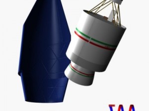 iranian safir2 block ii rocket concept 2 3D Model