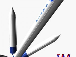 iranian safir2 block ii rocket concept 2 3D Model