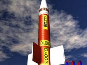 french dauphin sounding rocket 3D Model