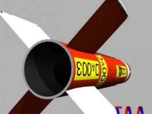 french dauphin sounding rocket 3D Model