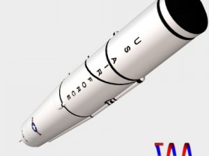 us thor irbm missile 3D Model
