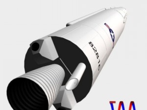 us thor irbm missile 3D Model