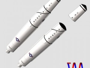 us thor irbm missile 3D Model