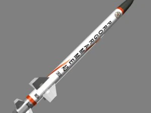 drdo aad sam missile 3D Model