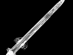 drdo aad sam missile 3D Model