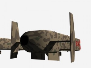 pakistan hatfviii raad cruise missile 3D-Modell