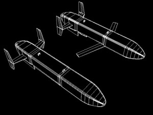 pakistan hatfviii raad cruise missile 3D-Modell
