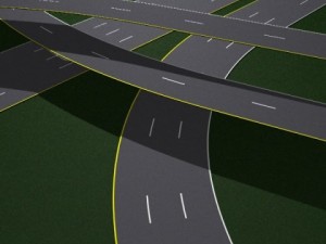 road highway basic set Modèle 3D