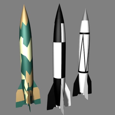 german v2 set 3D Модель .c4d .max .obj .3ds .fbx .stl .blend 