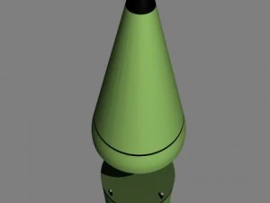 dprk nodonga mrbm missile 3D Model