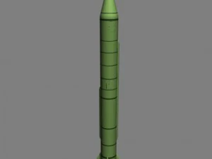 dprk nodonga mrbm missile 3D Model