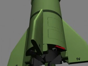 dprk nodonga mrbm missile 3D Model