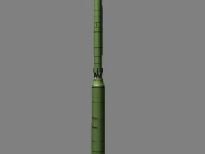 dprk taepo dong 2 icbm 3D Model