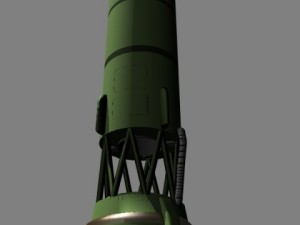 dprk taepo dong 2 icbm 3D Model