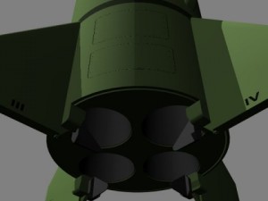 dprk taepo dong 2 icbm 3D Model