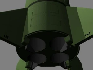 dprk taepo dong 2 icbm 3D Model