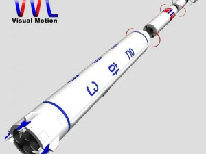 dprk unha3 slv rocket 3D Model