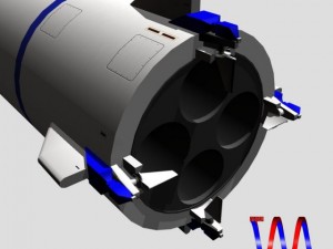 dprk unha3 slv rocket Model 3D