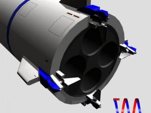 dprk unha3 slv rocket 3D Model