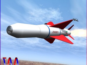 iranian agm379 zoobin asm missile 3D-Modell
