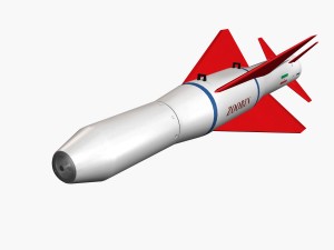 iranian agm379 zoobin asm missile 3D Model