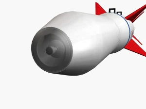 iranian agm379 zoobin asm missile 3D Model
