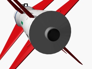 iranian agm379 zoobin asm missile 3D Model