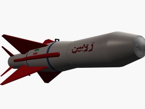 iranian agm379 zoobin asm missile 3D Model