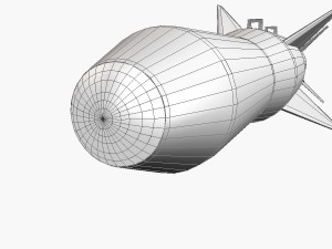 iranian agm379 zoobin asm missile 3D Model