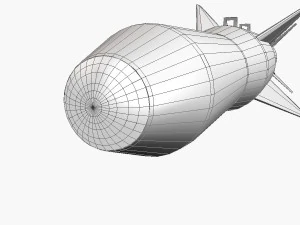 iranian agm379 zoobin asm missile 3D Model