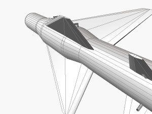 iranian agm379 zoobin asm missile 3D Model