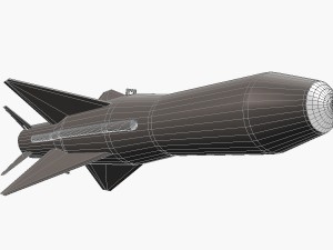 iranian agm379 zoobin asm missile 3D Model