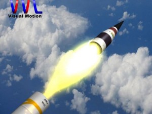 drdo agni501 test missile 3D Model
