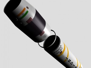 drdo agni501 test missile 3D Model