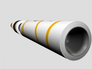 drdo agni501 test missile 3D Model