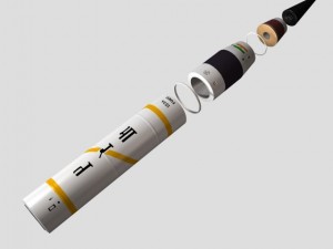 drdo agni501 test missile 3D Model