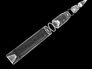 drdo agni501 test missile 3D Model