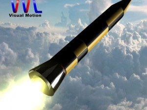 israeli arrow 3 missile 3D-Modell